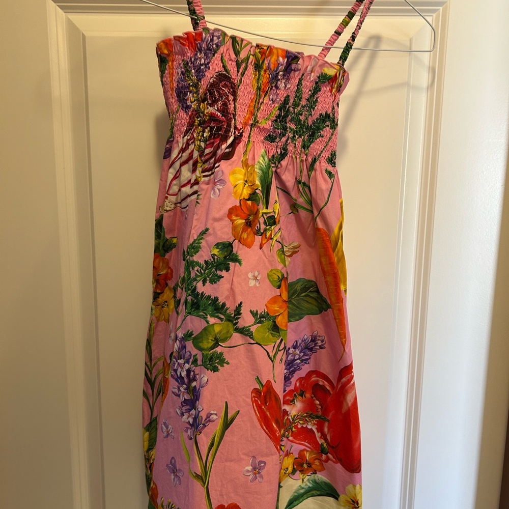 Dolce & Gabbana Pink Floral Dress